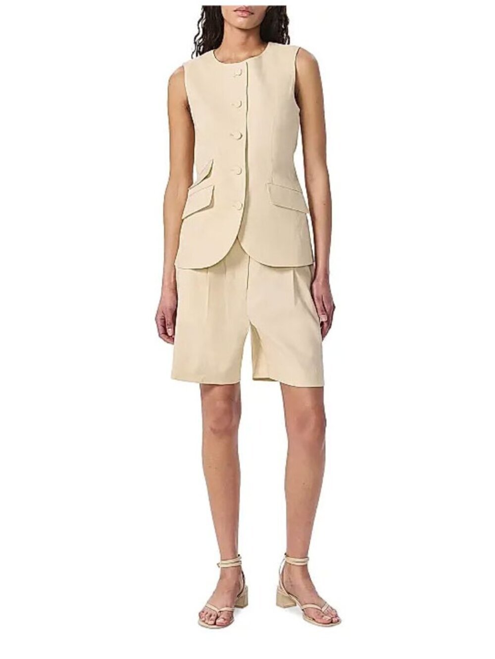 Rag & bone Slade Linen Blend Vest - Picture 5 of 7